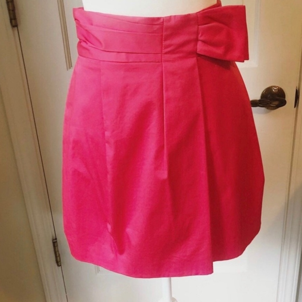 BCBG MaxAzria Hot Pink Mini Tulip Skirt